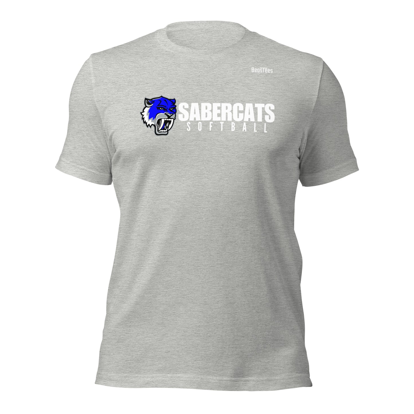 Sabercats Softball Block Unisex t-shirt