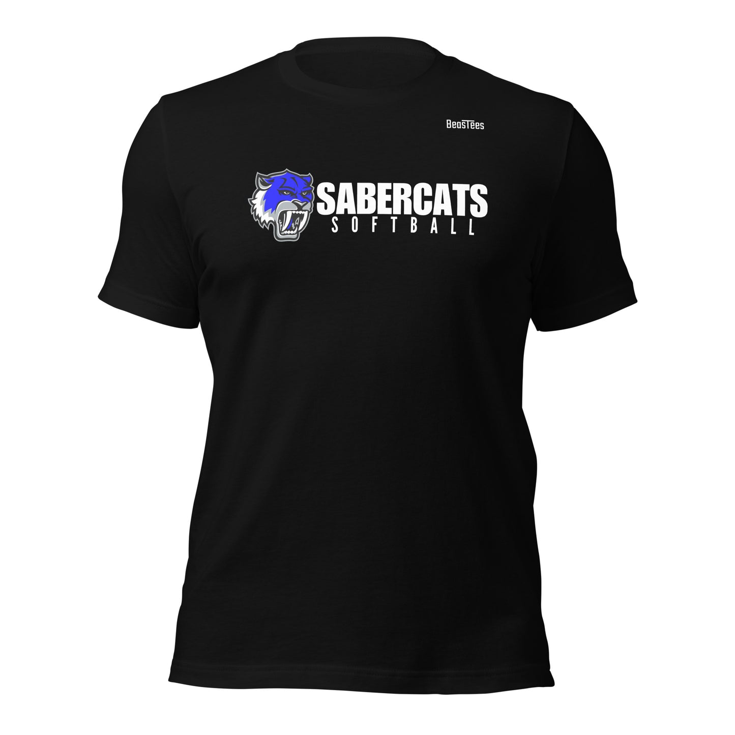 Sabercats Softball Block Unisex t-shirt