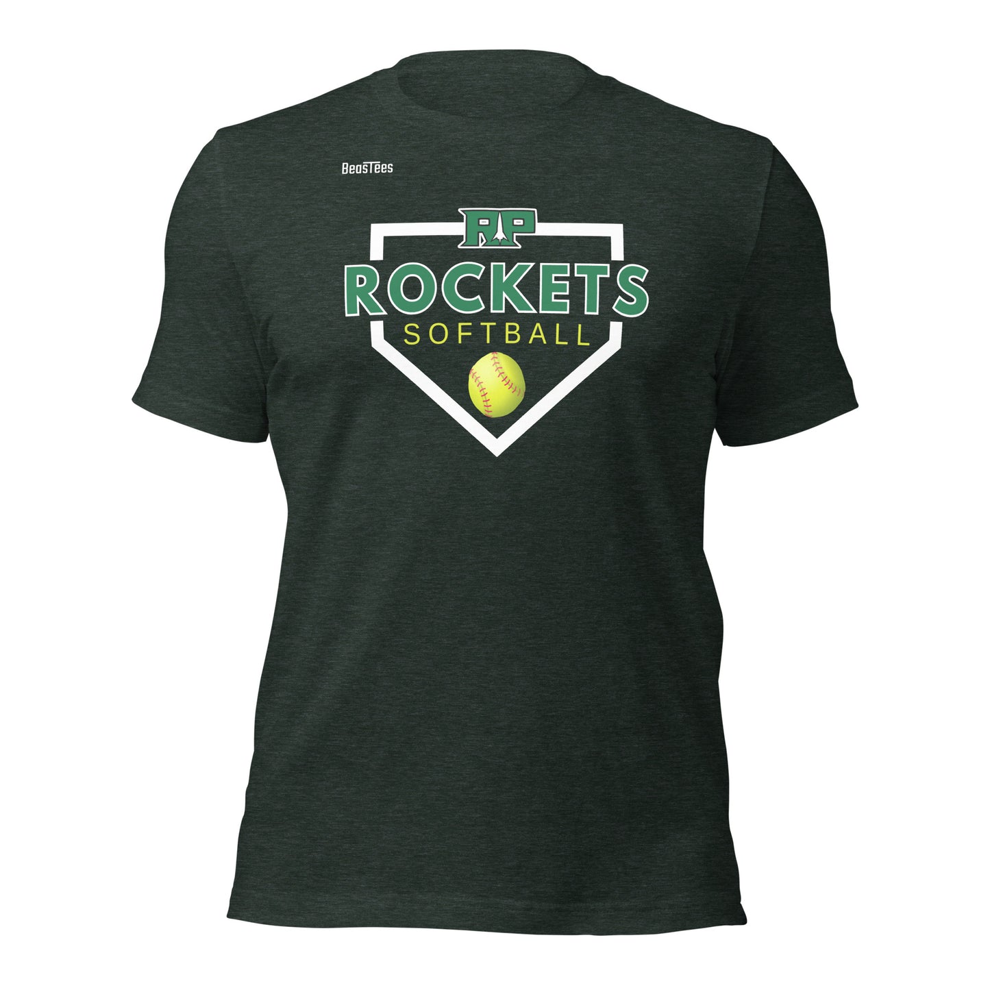 Rockets Softball Home Plate Unisex t-shirt