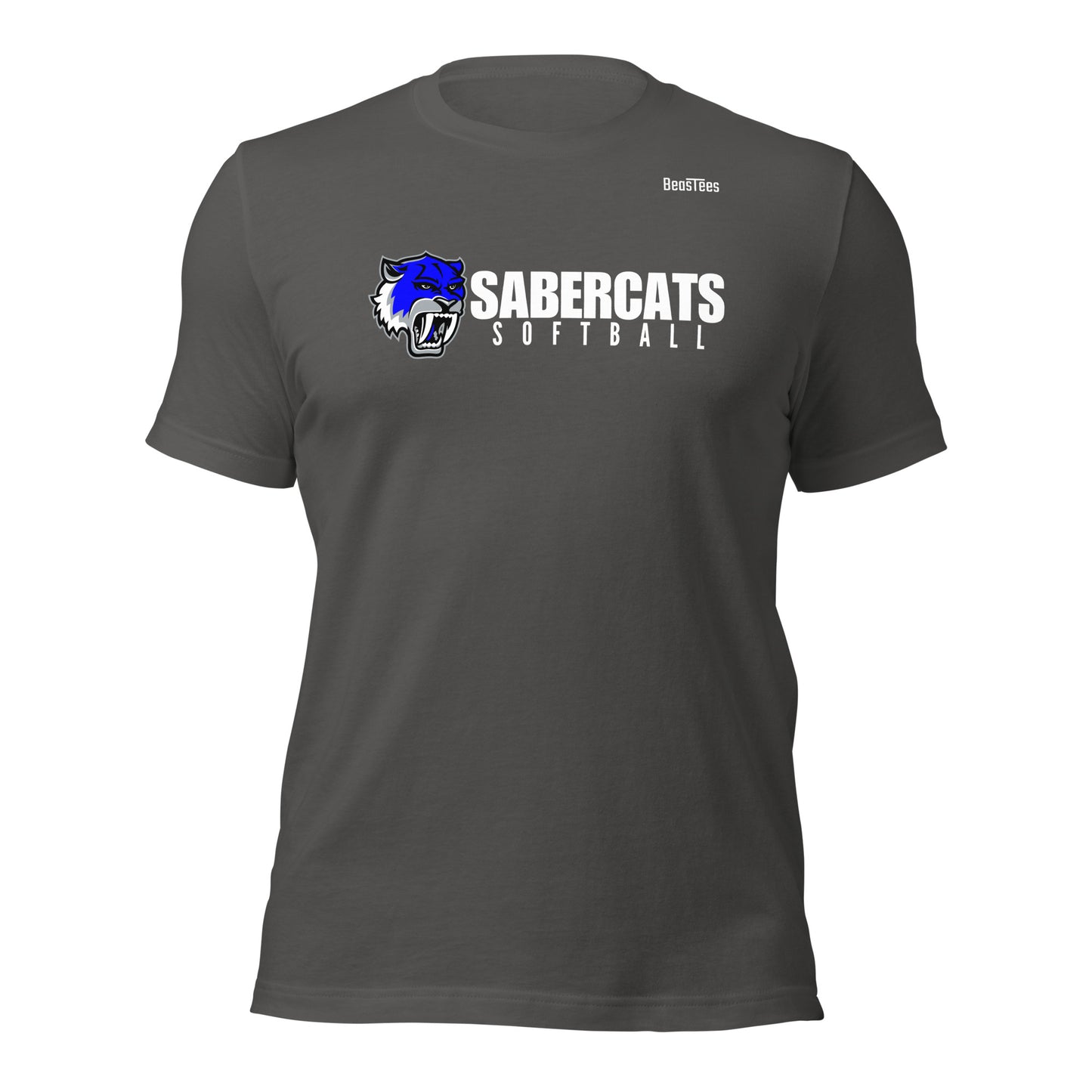 Sabercats Softball Block Unisex t-shirt