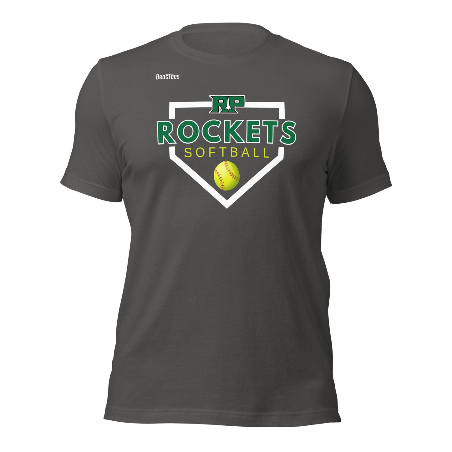 Rockets Softball Home Plate Unisex t-shirt