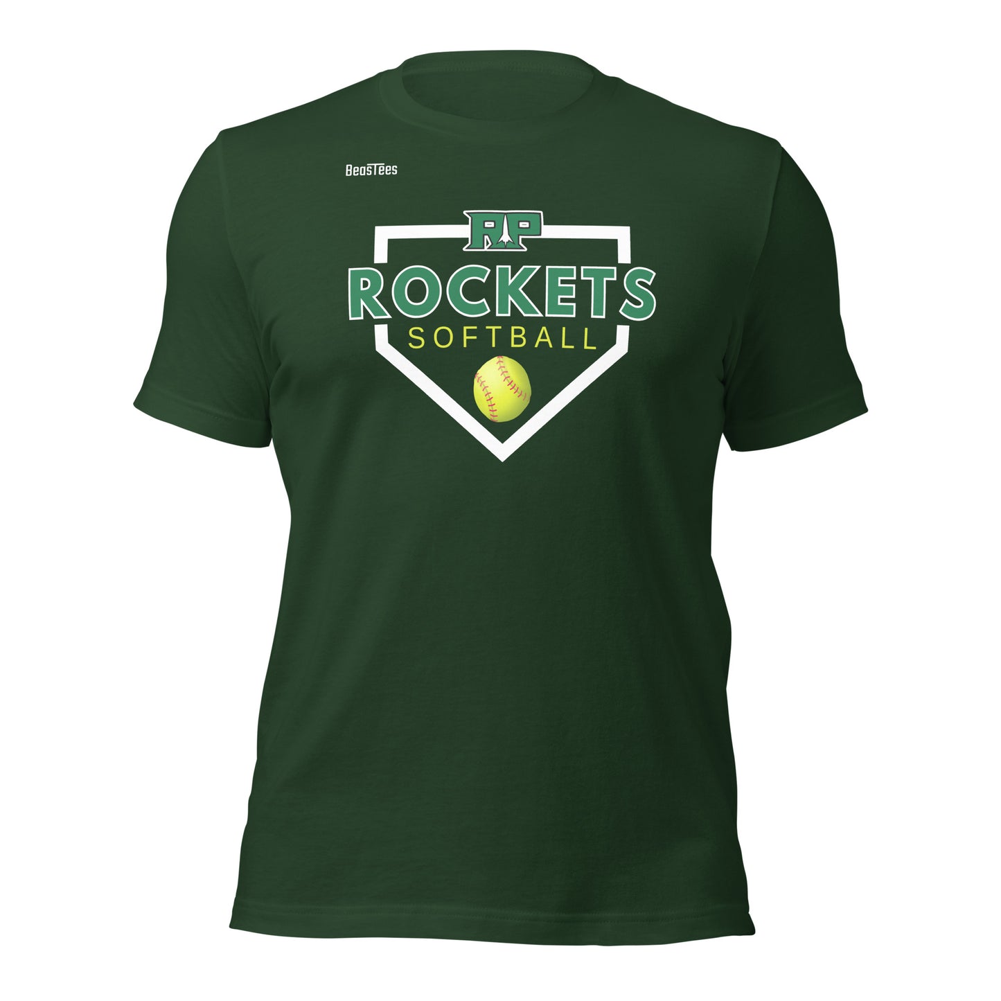 Rockets Softball Home Plate Unisex t-shirt