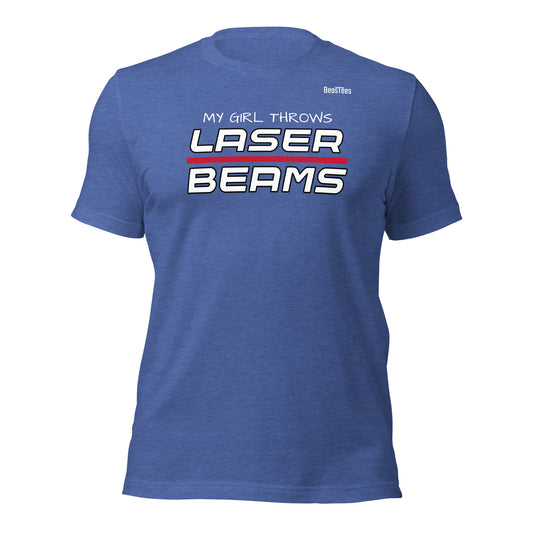 Laser Beams Unisex t-shirt
